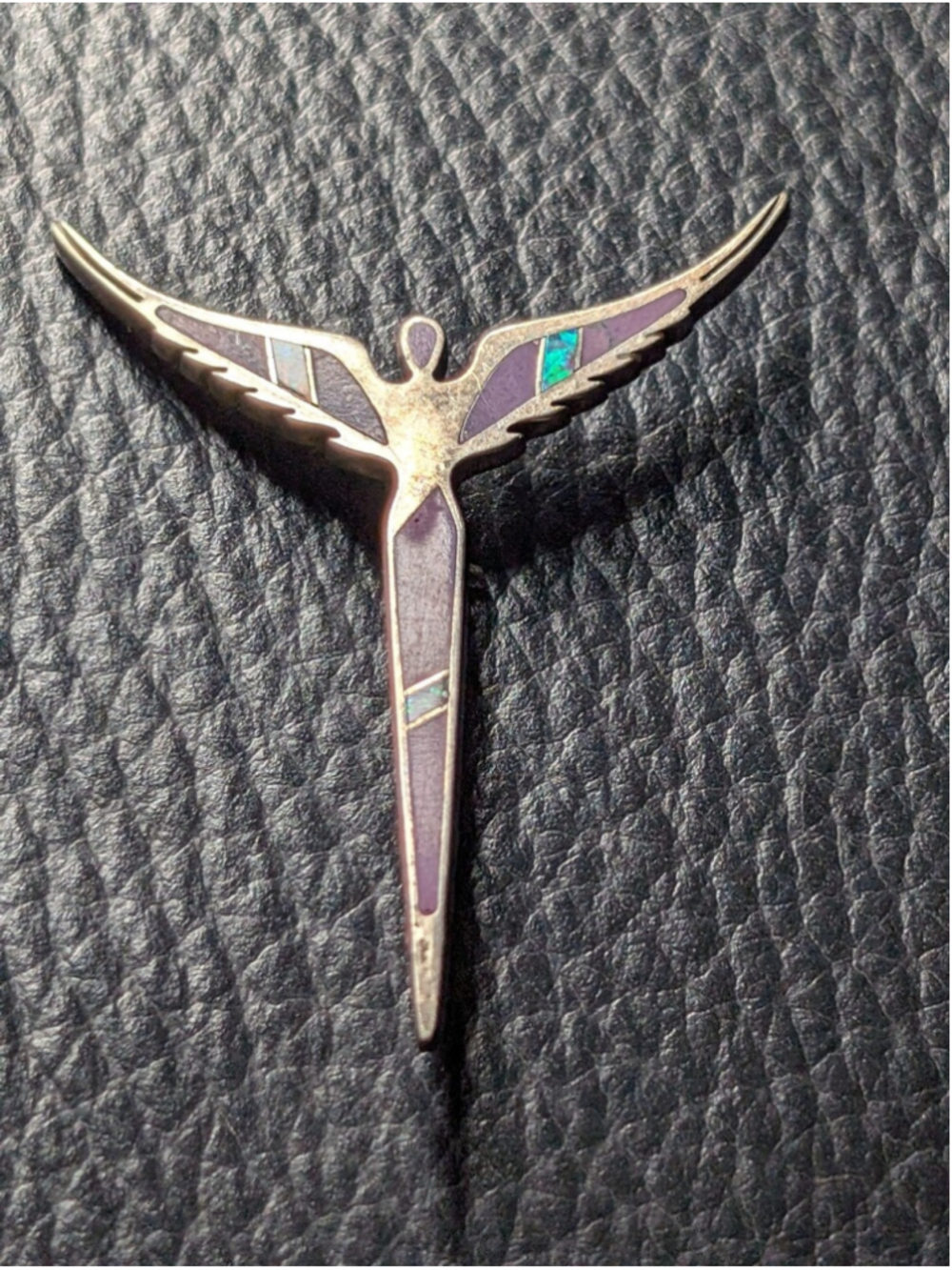 Beautiful Vintage Steven Lavaggi "Angel of Reconciliation" Signed Sterling Silve